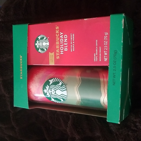 Starbucks Travel Tumbler Mug 16oz. Red & Green - Picture 1 of 12